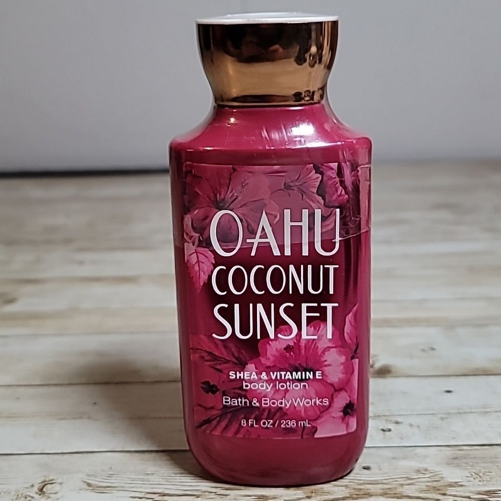 NEW Bath & Body Works Oahu Coconut Sunset Body Lotion 8 fl.oz. DISCONTINUED